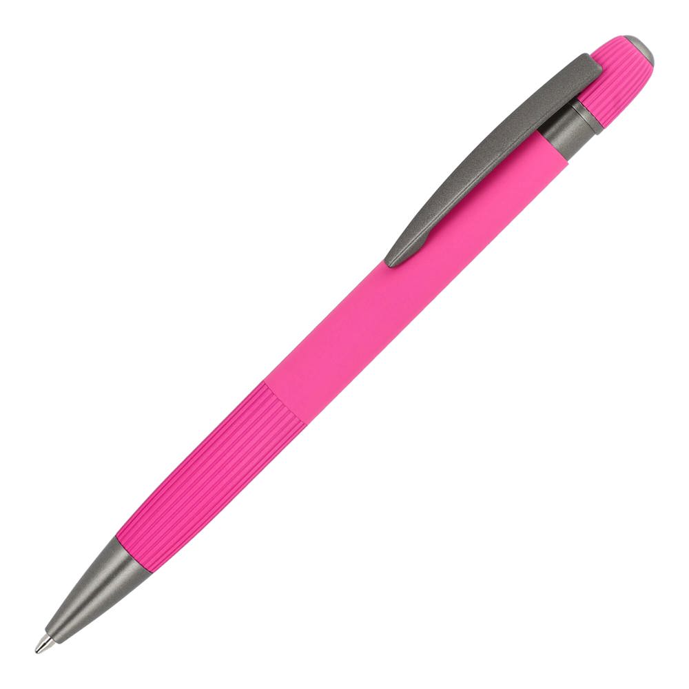 Aluminium balpen Toulouse Softtouch - roze