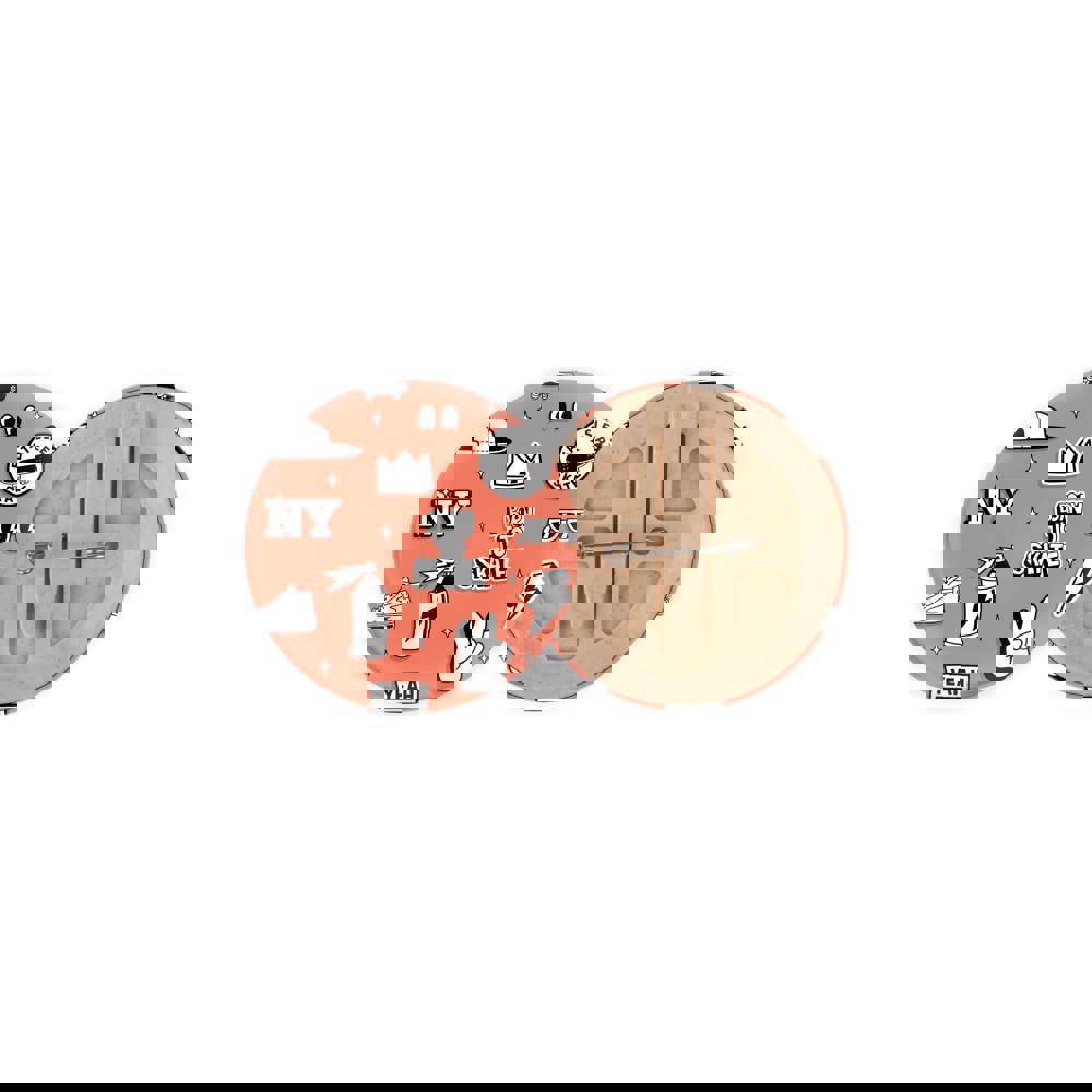 Bio-button 56mm with double crimped pin