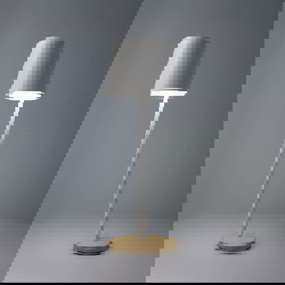 Solis Dimbare Tafellamp met Bamboe basis