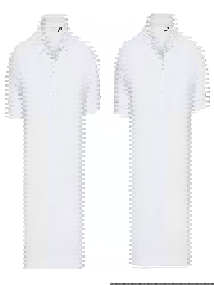 BS Ultrafit polo, 205 gr/m² - White (WHITE)