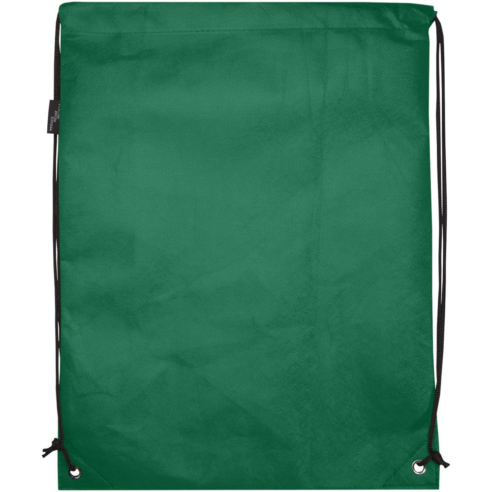 Evergreen GRS recycled non-woven drawstring bag 5L