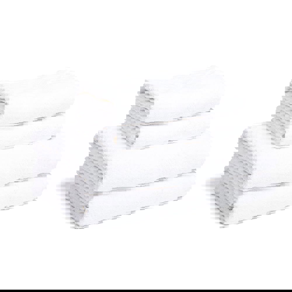 Lord Nelson Fairtrade towel 70x130cm set of 3 - White