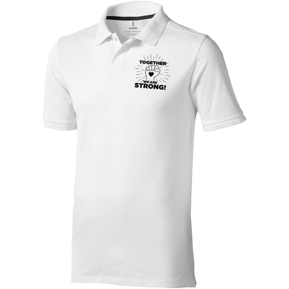 Calgary 200 g/m² herenpolo met korte mouwen