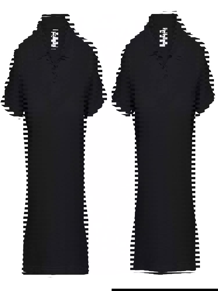 BS Evolution women's polo, 180 gr/m² - Black (Black)