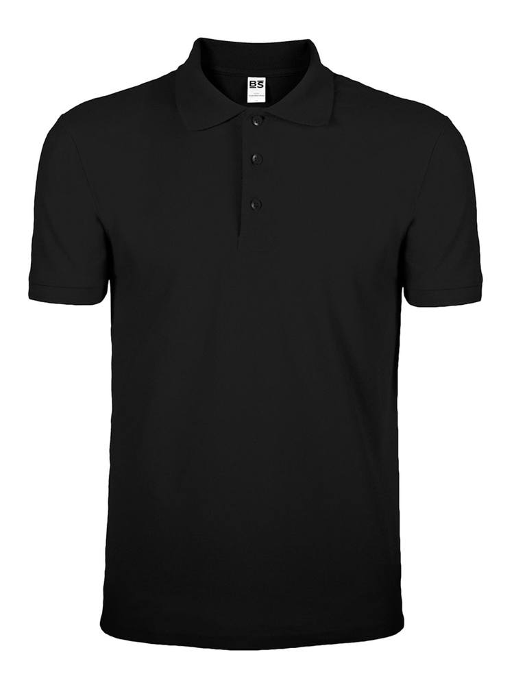 BS Evolution polo shirt, 180 gr/m² - Black (Black)