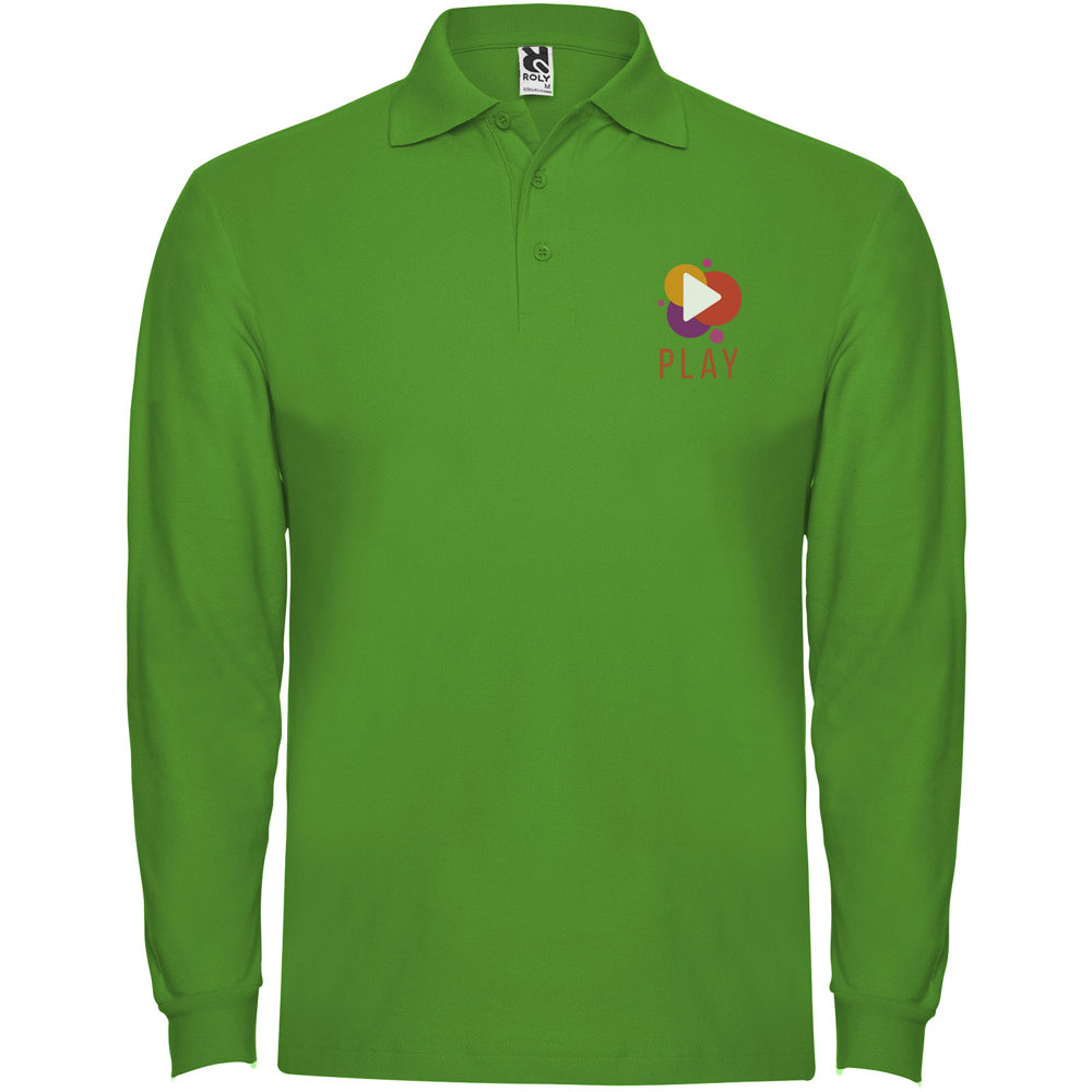 Estrella long sleeve men's polo