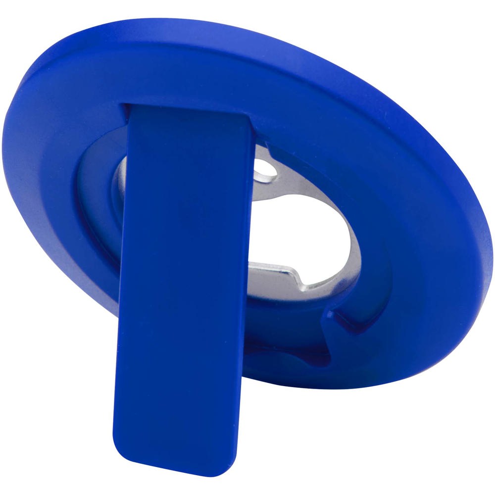 Ain recycled plastic magnetic phone stand with bottle opener 