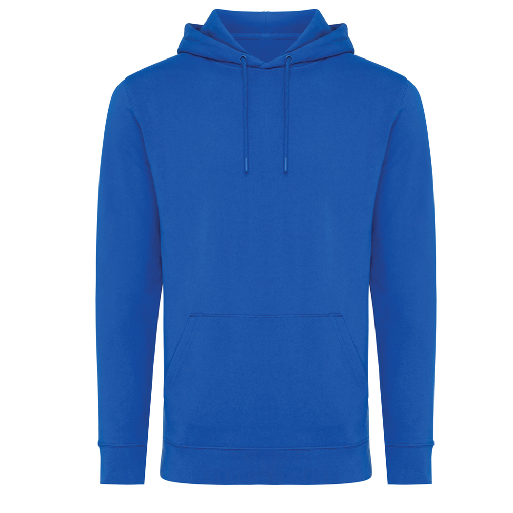 IQONIQ Jasper recycled cotton hoodie - royal blue (± PMS 19-4050 TCX)