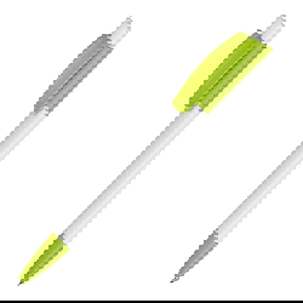 Ball pen Kamal hardcolour - White / Light Green