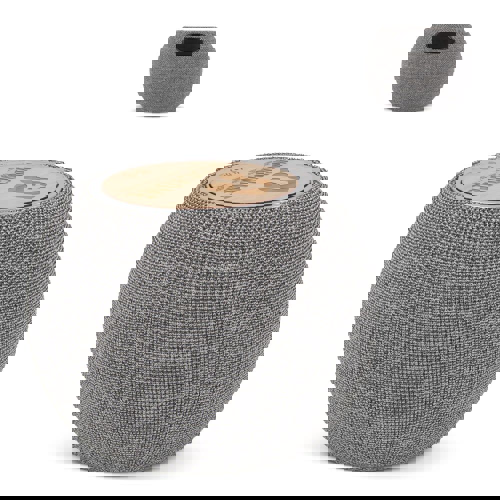 5W Speaker &amp; 15W wireless charger R_PET &amp; Bamboo