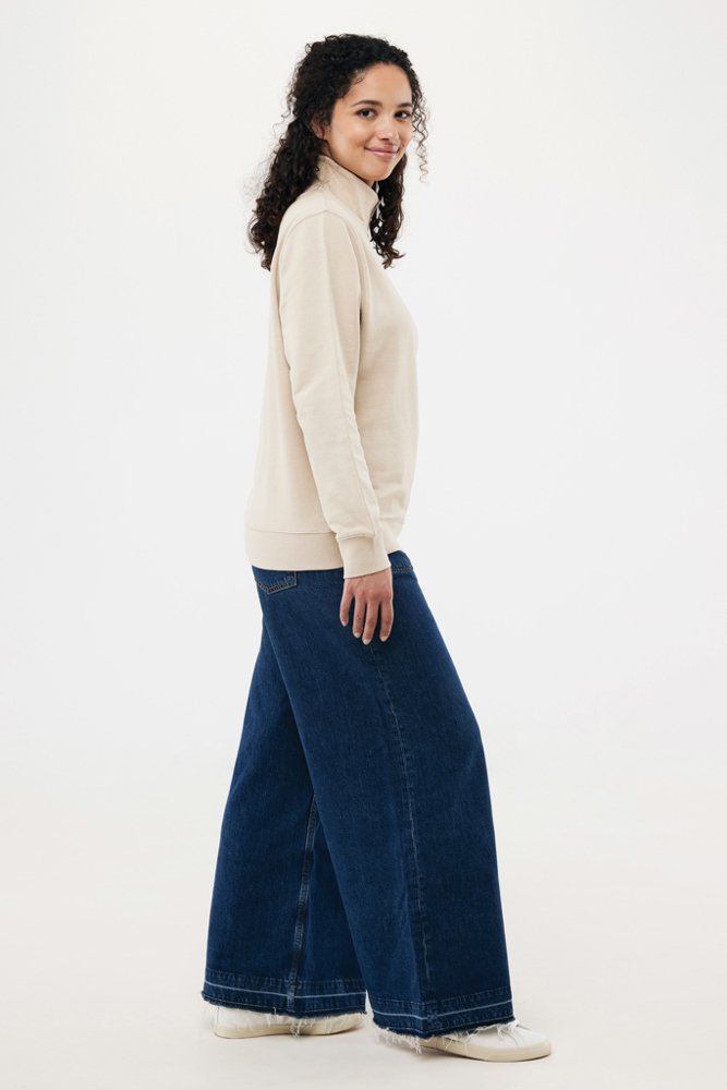 IQONIQ Elgon Quarter-Zip-Sweater aus rec. Baumwolle