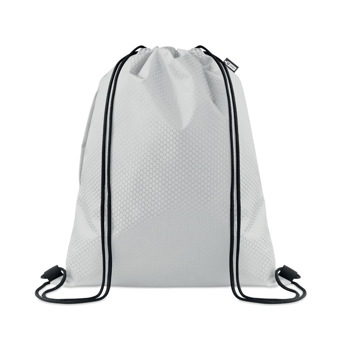 DAYKIT - Drawstring bag in 420D RPET - White