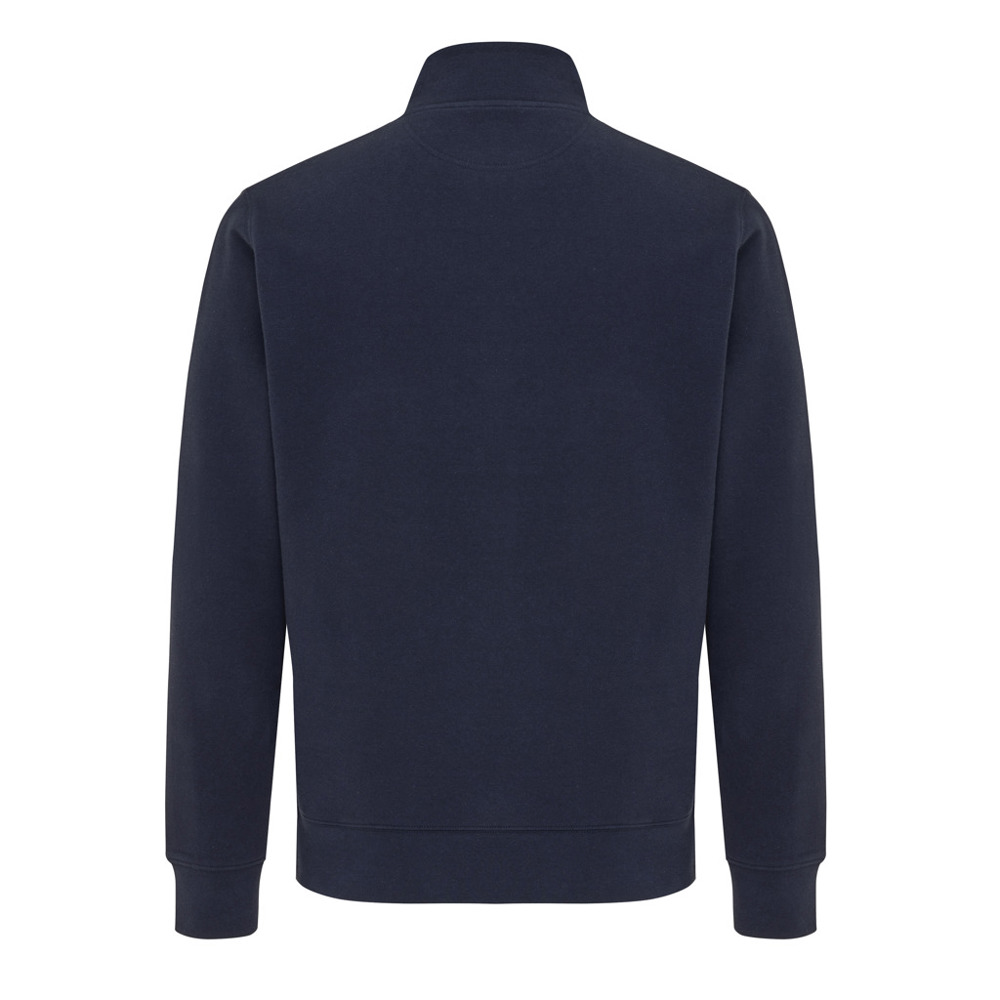 IQONIQ Elgon recycled cotton quarter zip sweater