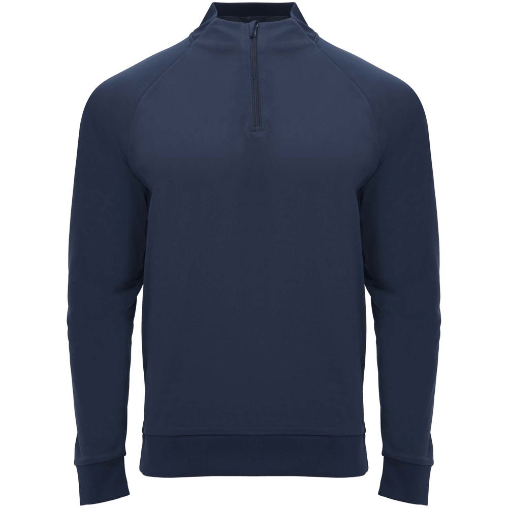 Epiro long sleeve unisex quarter zip sweatshirt - Navy