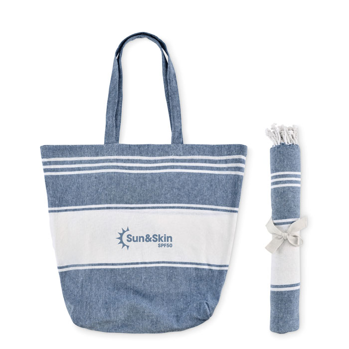 HUMMUM - Beach bag with hammam towel