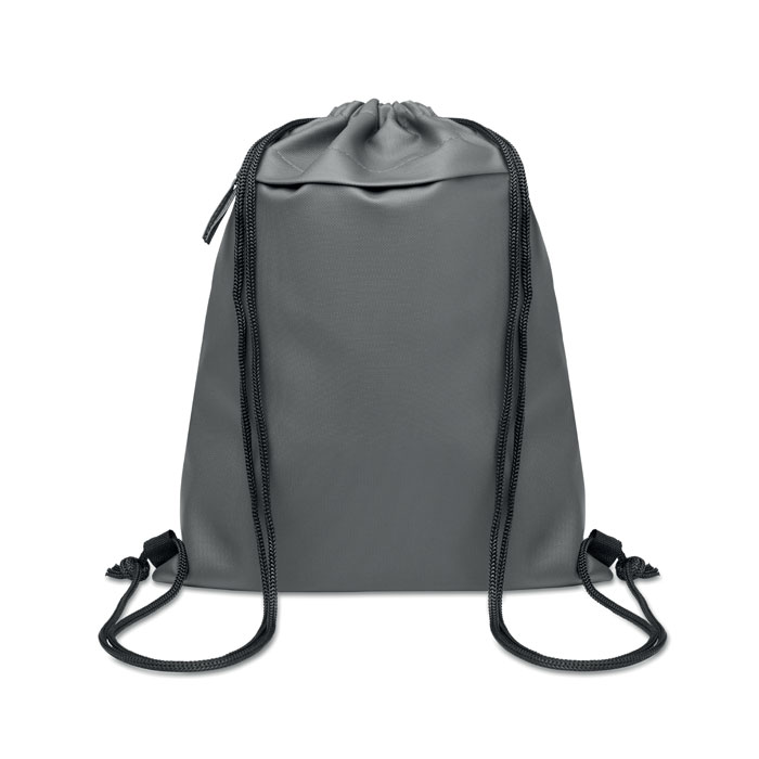 BANGKOK BAG - Drawstring bag in 600D RPET - Stone Grey