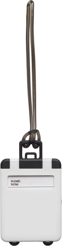 ABS luggage tag Jenson - White