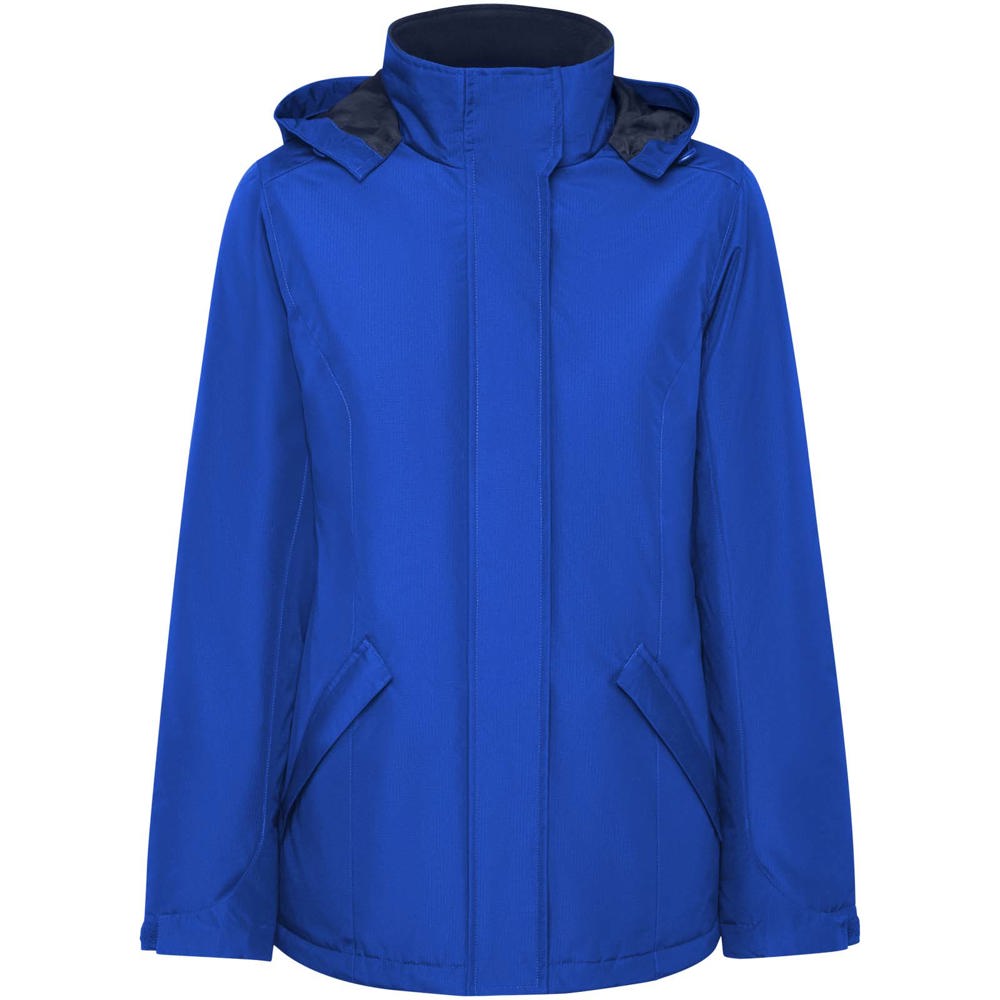 America women's padded parka jacket - Royal blue
