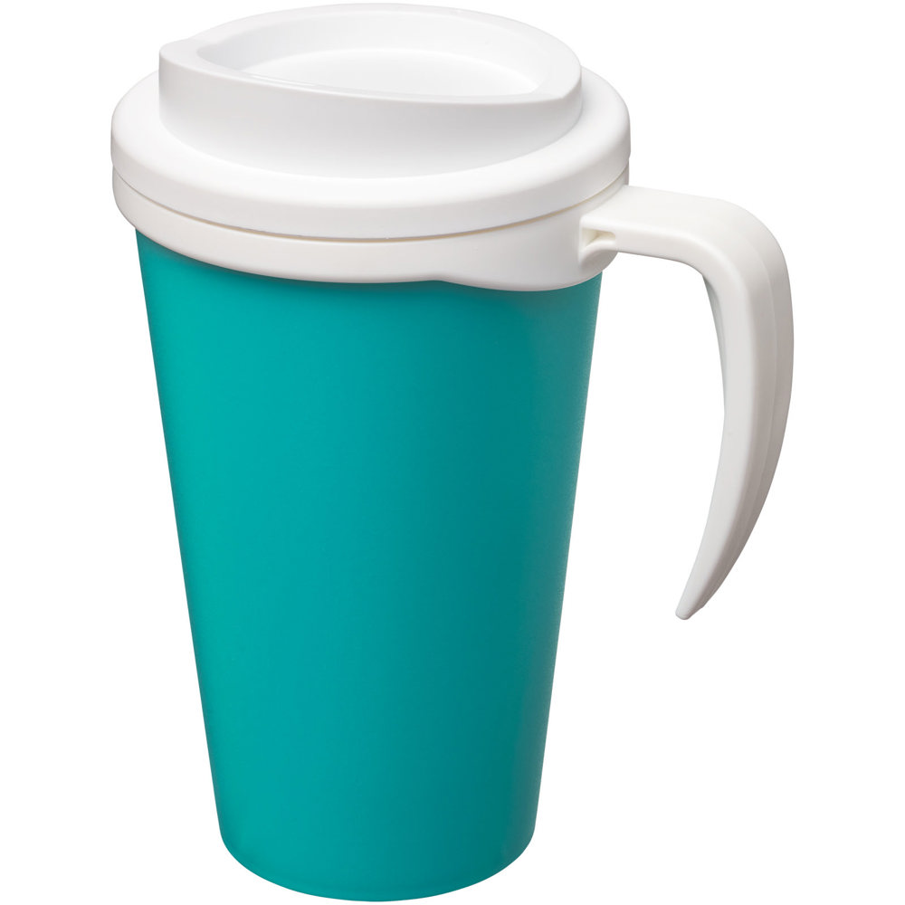 Americano® Grande 350 ml insulated mug - Aqua blue, White
