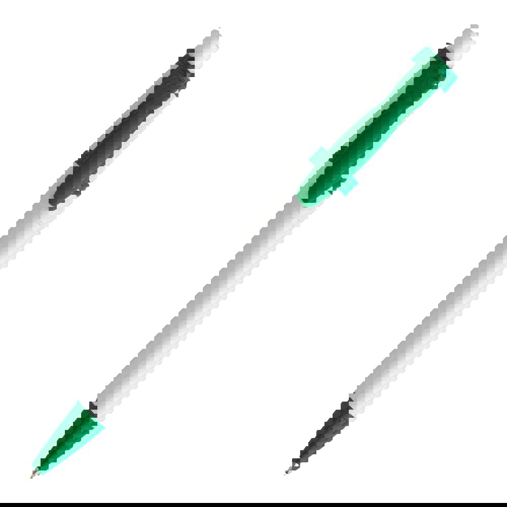 Ball pen Olly hardcolour - White / Light Green