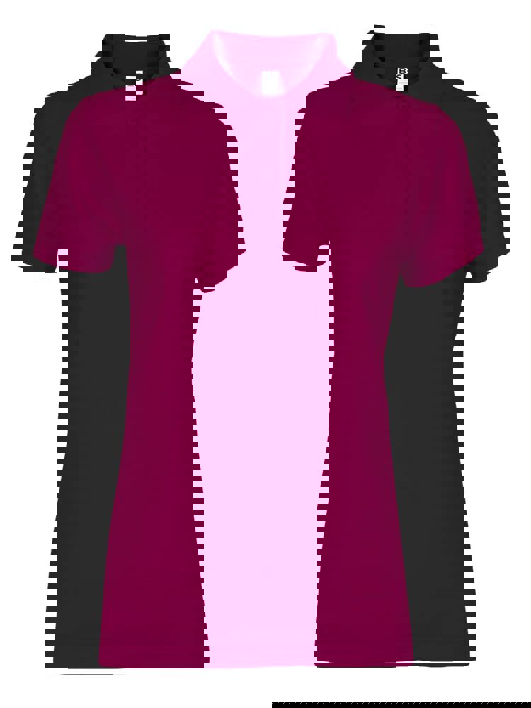 BS Evolution women's polo, 180 gr/m² - Bordeaux (PMS 7428C)