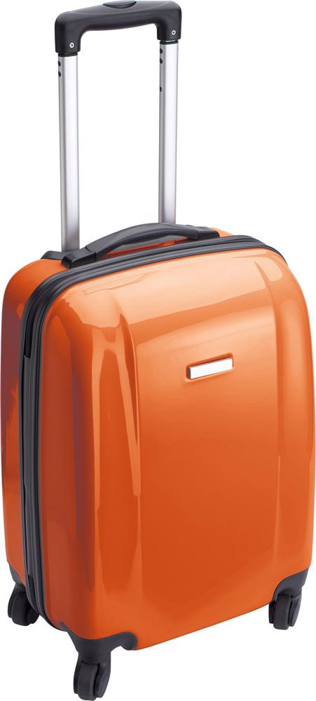 PC and ABS trolley Verona - Orange