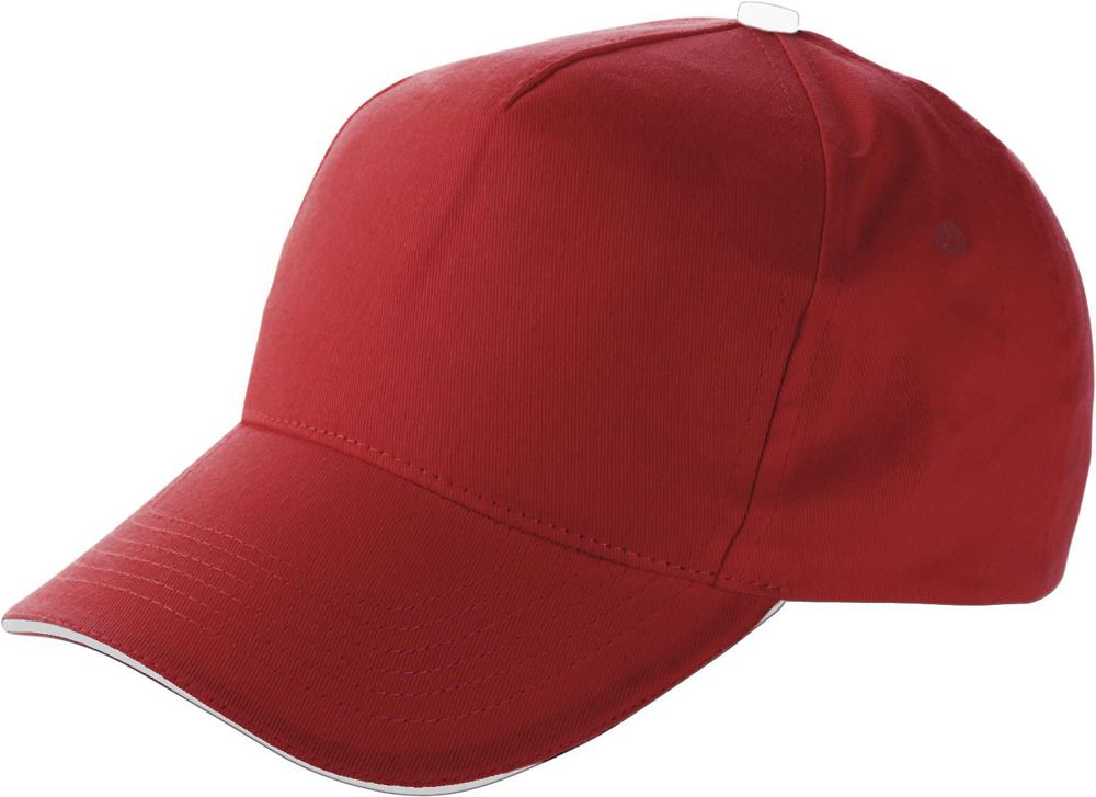 Baseball-Cap aus Baumwolle Beau - rot