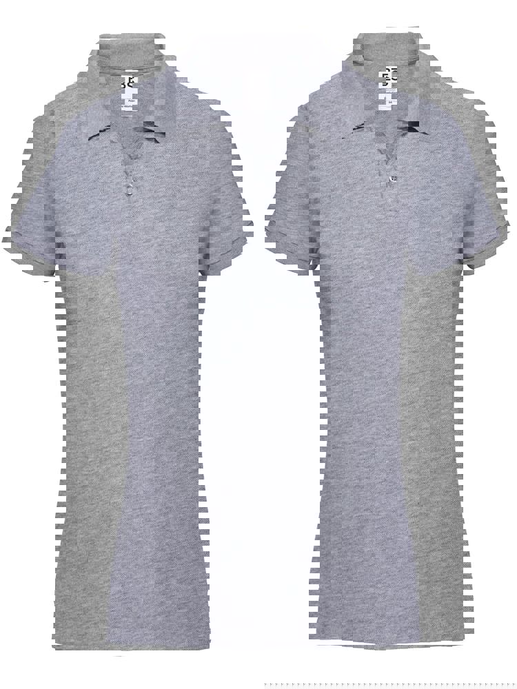 BS Evolution women's polo, 180 gr/m² - Grey melee (PMS Cool Grey 7C)