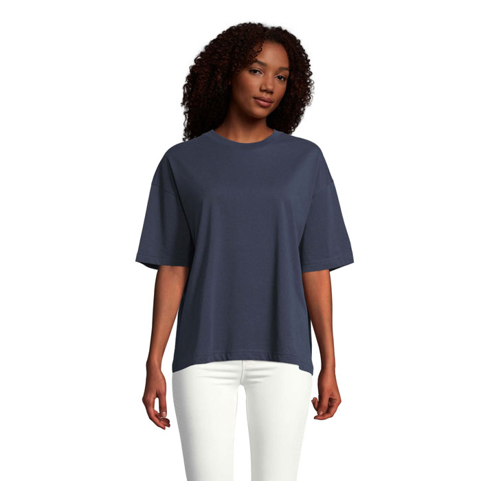 BOXY WOMEN - BOXY WOMEN T-SHIRT OVERSIZE - French Navy