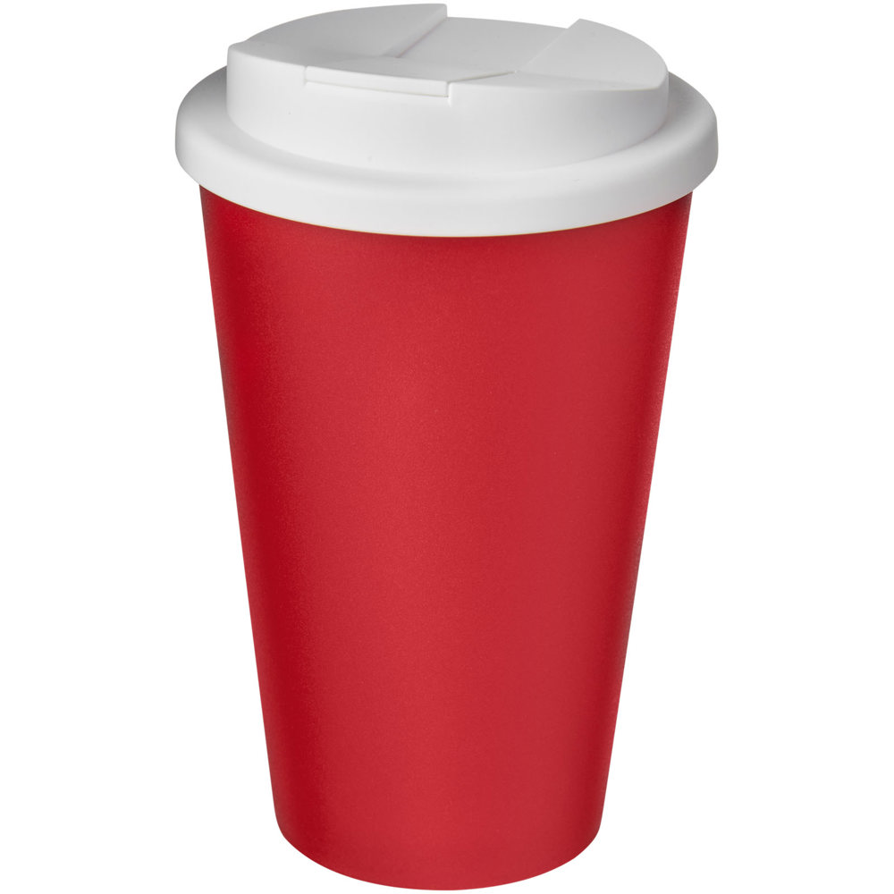 Americano® 350 ml tumbler with spill-proof lid - Red, White