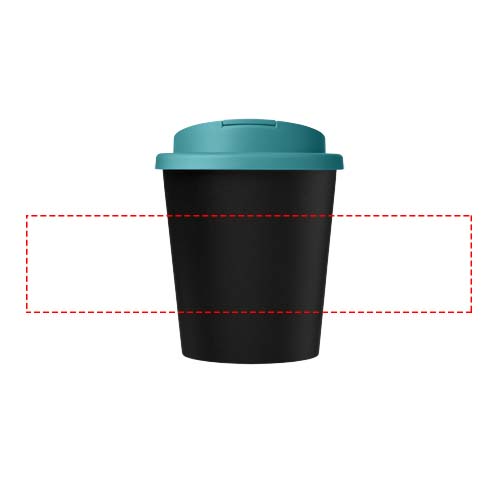 Americano® Espresso Eco 250 ml recycled tumbler with spill-proof lid 