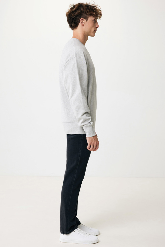 IQONIQ Kruger Relax-Rundhals-Sweater aus recycelt. Baumwolle