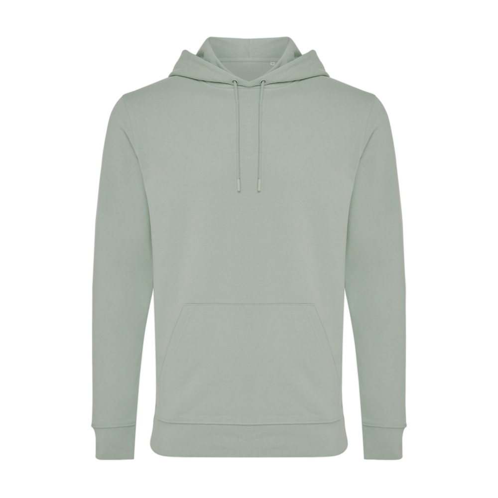 IQONIQ Jasper recycled cotton hoodie - iceberg green (± PMS 15-5205 TCX)