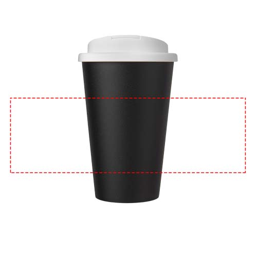 Americano® Eco 350 ml recycled tumbler with spill-proof lid