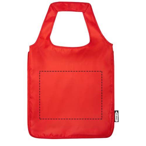 Ash RPET large foldable tote bag 14L