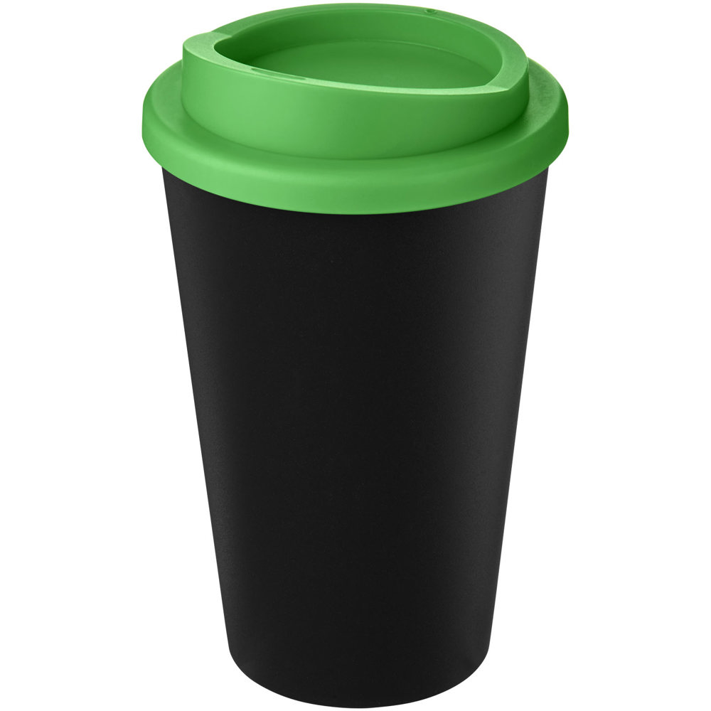 Americano® Eco 350 ml recycled tumbler - Black, Green