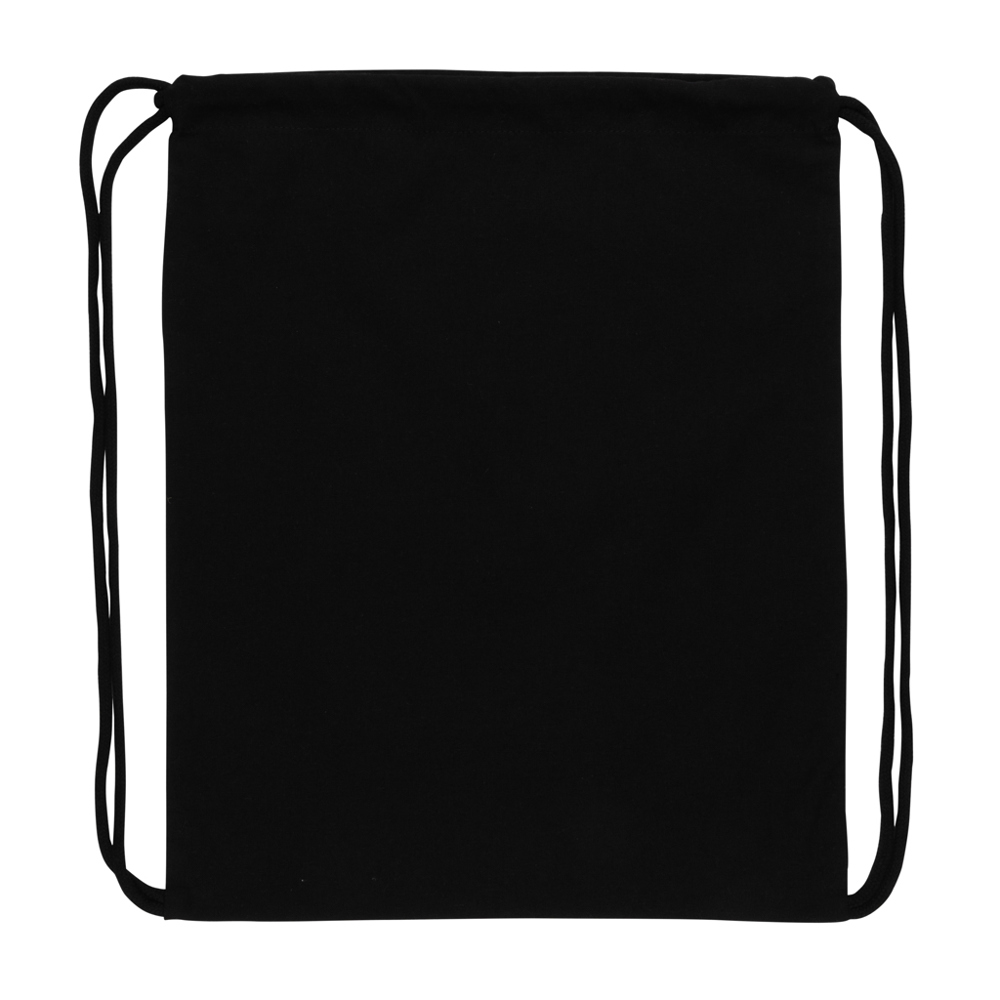 Impact AWARE™ recycled cotton drawstring backpack 145g