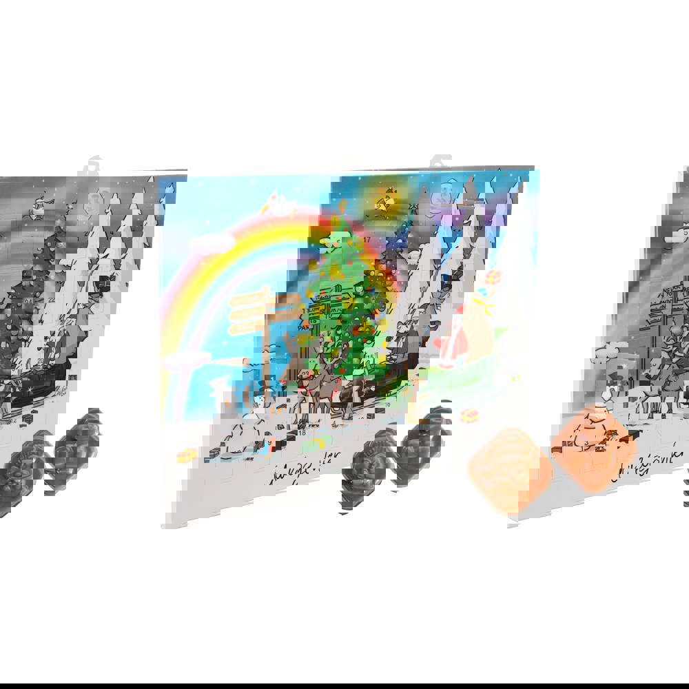 Advent calendar A5 with standard motif