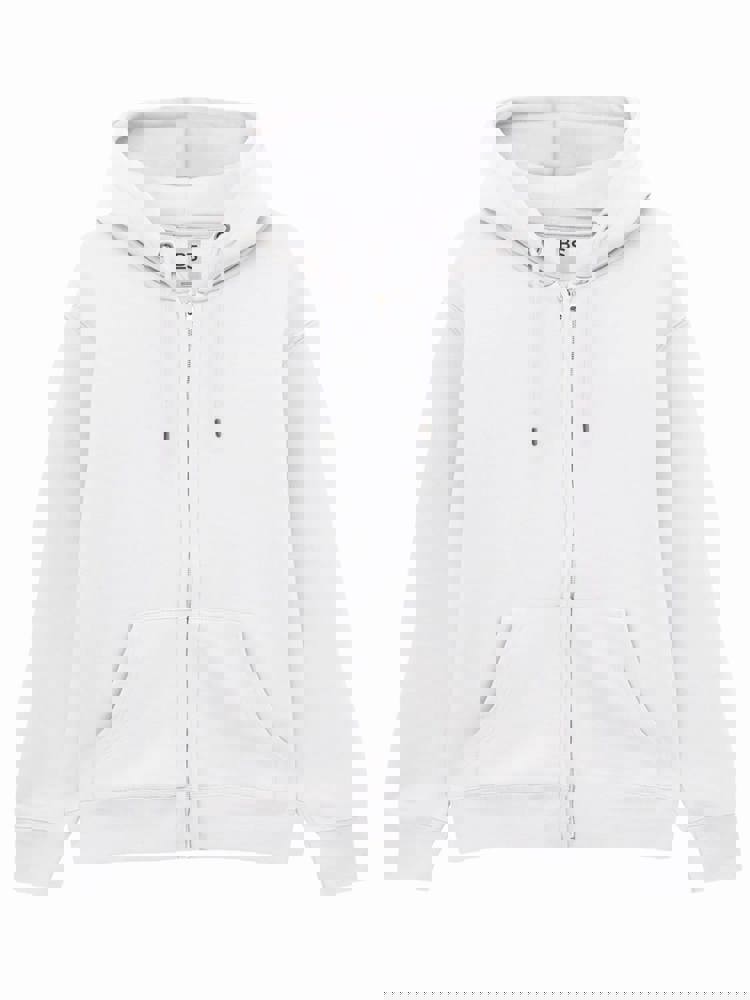 BS Chili full zip hoodie, 280 gr/m² - White (WHITE)