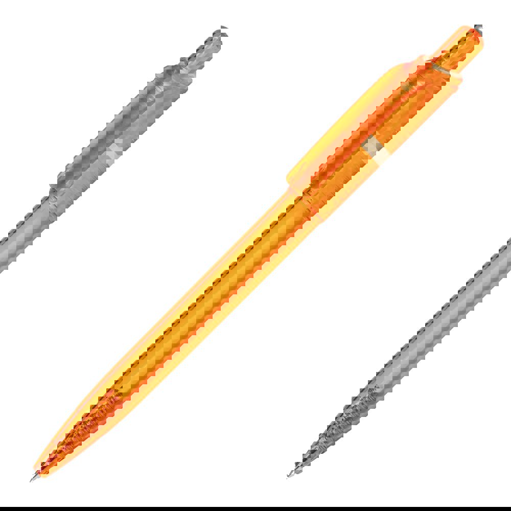 Ball pen Ducal Clear transparent (RX210 refill) - Transparent / Orange