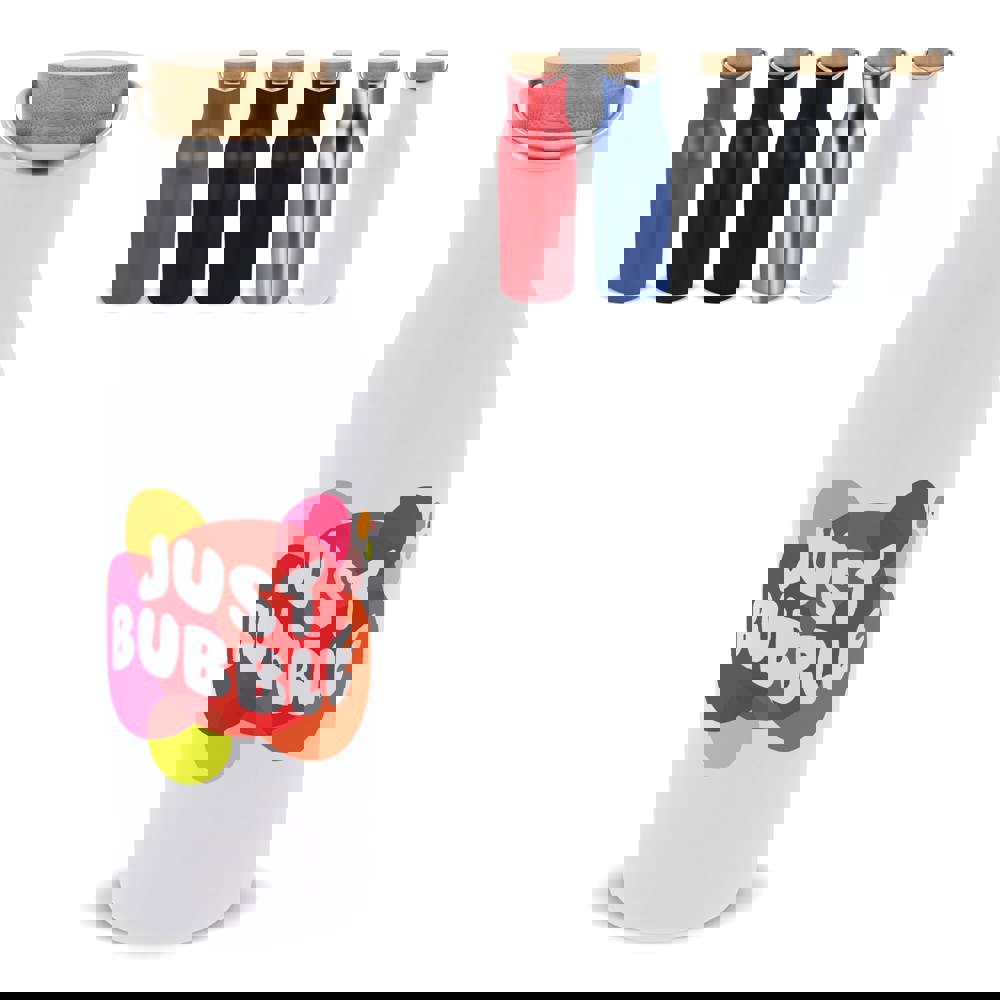 Thermo bottle with bamboo lid 500ml