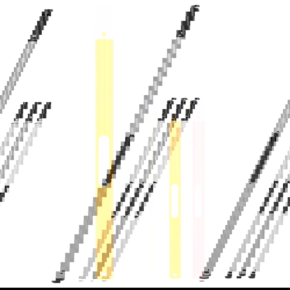 Metal look candle lighter