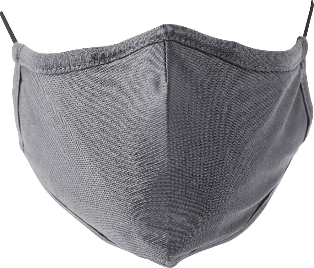 Cotton reusable face mask Riyan - Grey