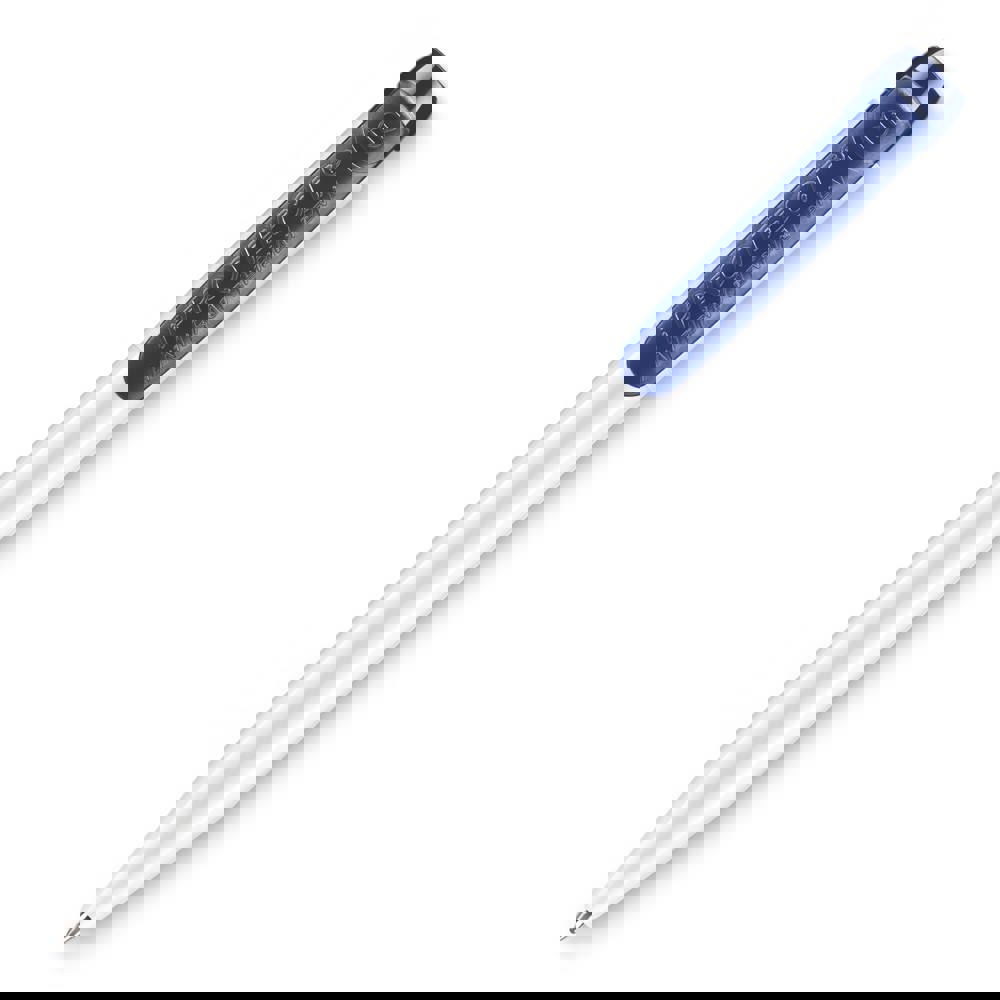 Ball pen IProtect hardcolour - White / Dark blue