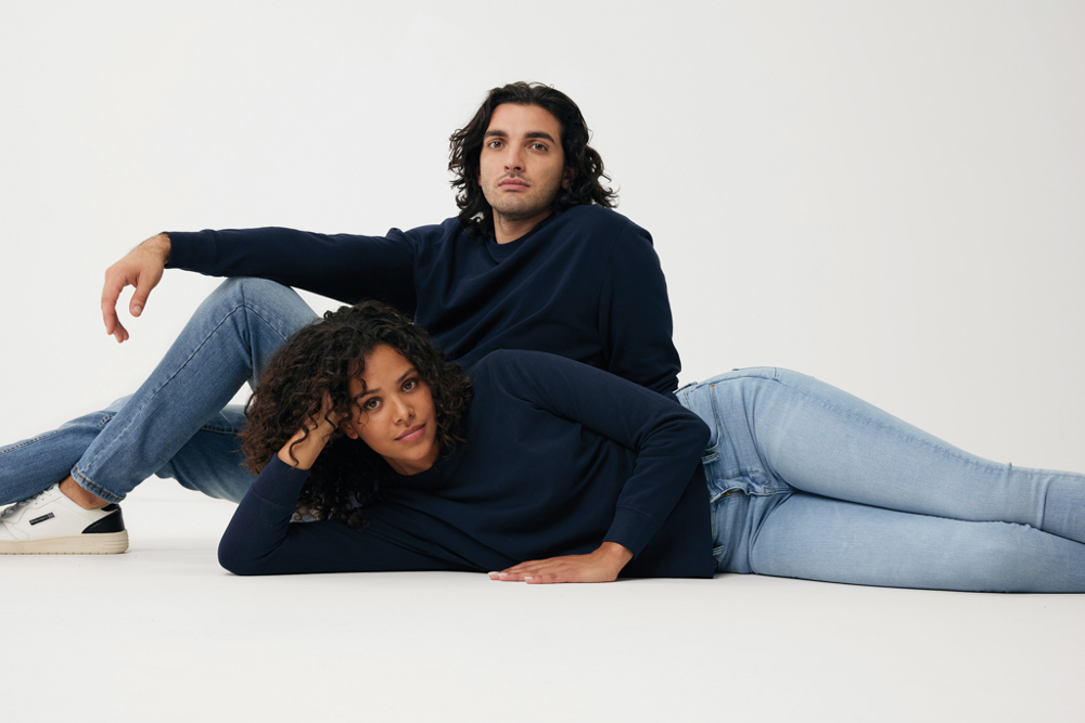 IQONIQ Etosha lightweight recycled cotton crew neck