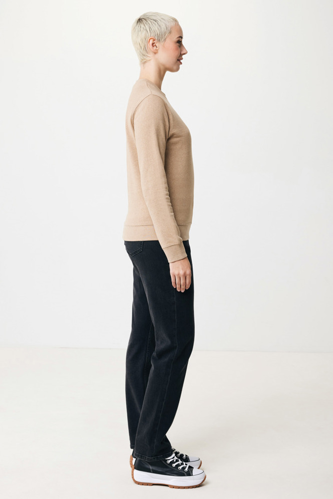 IQONIQ Denali recycled cotton crew neck undyed