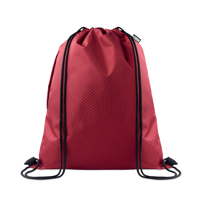 DAYKIT - Drawstring bag in 420D RPET - burgundy
