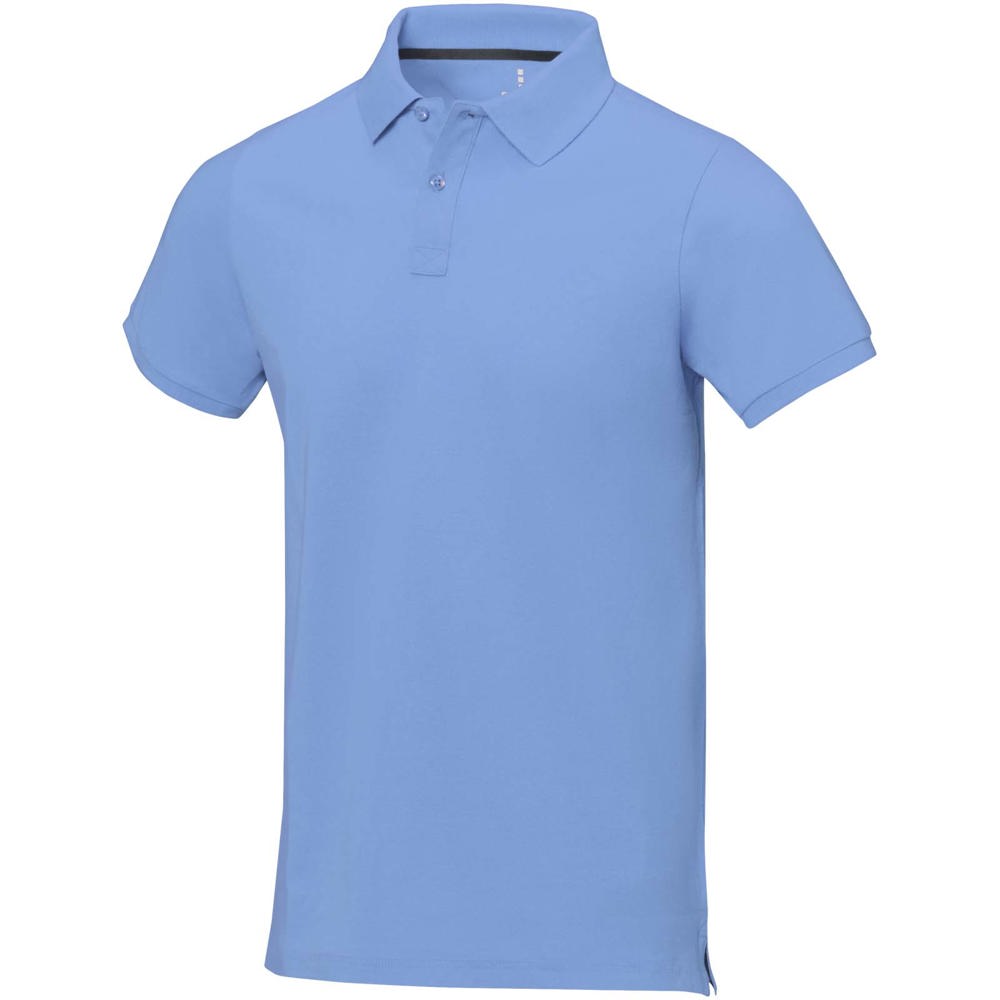 Calgary short sleeve men's polo - light blue