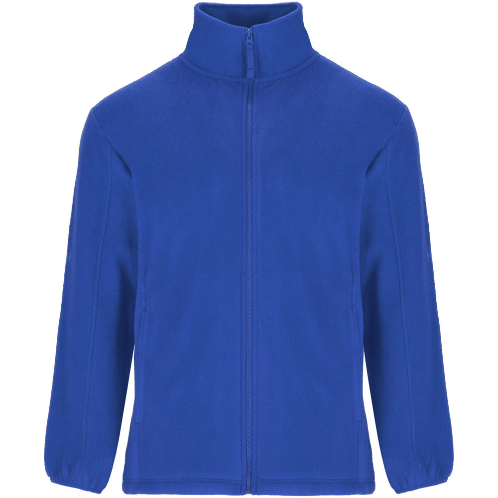 Artic fleece herenjack met volledige rits - Koningsblauw