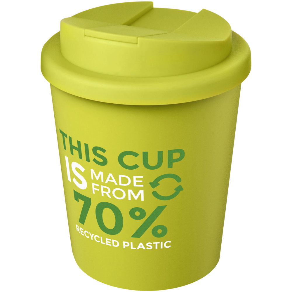 Americano® Espresso Eco 250 ml recycled tumbler with spill-proof lid 